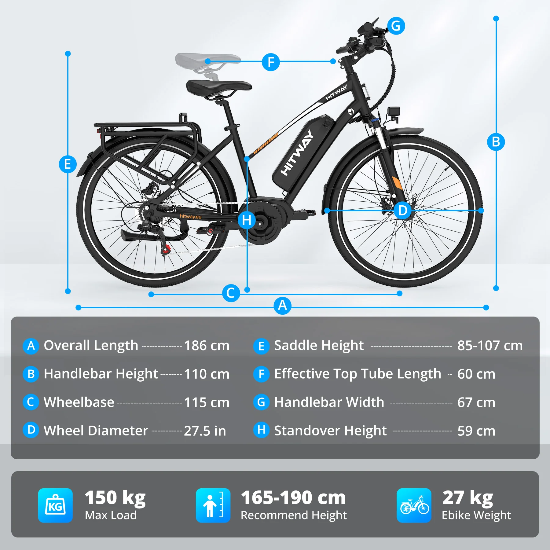 BK-U1 Mid-Drive Electric Bike up to 110 miles - Image 8